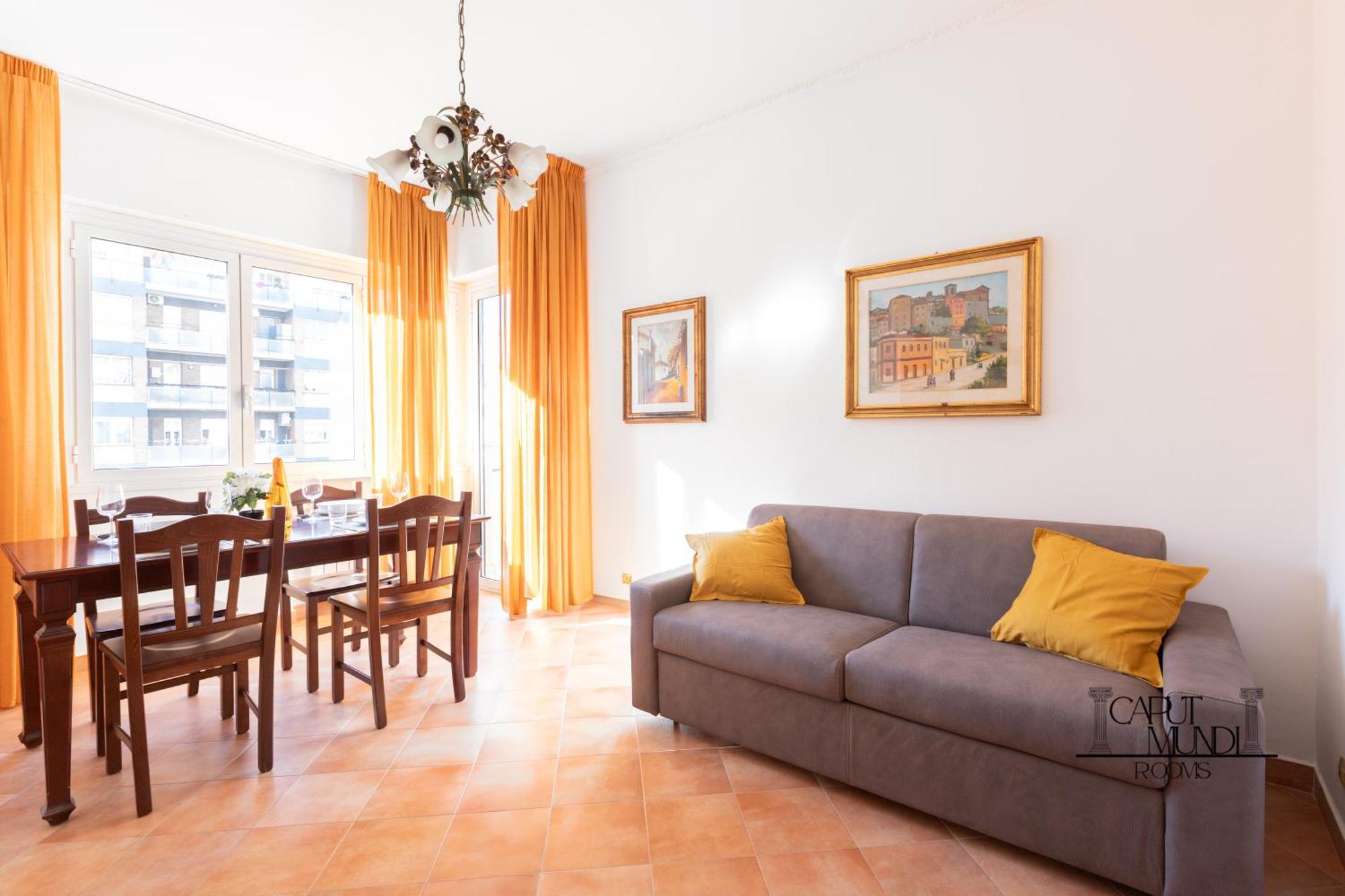 Caput Mundi Rooms - 100Mt To Metro A, Terrace, A-C, 15 Min To Center Rome Bagian luar foto