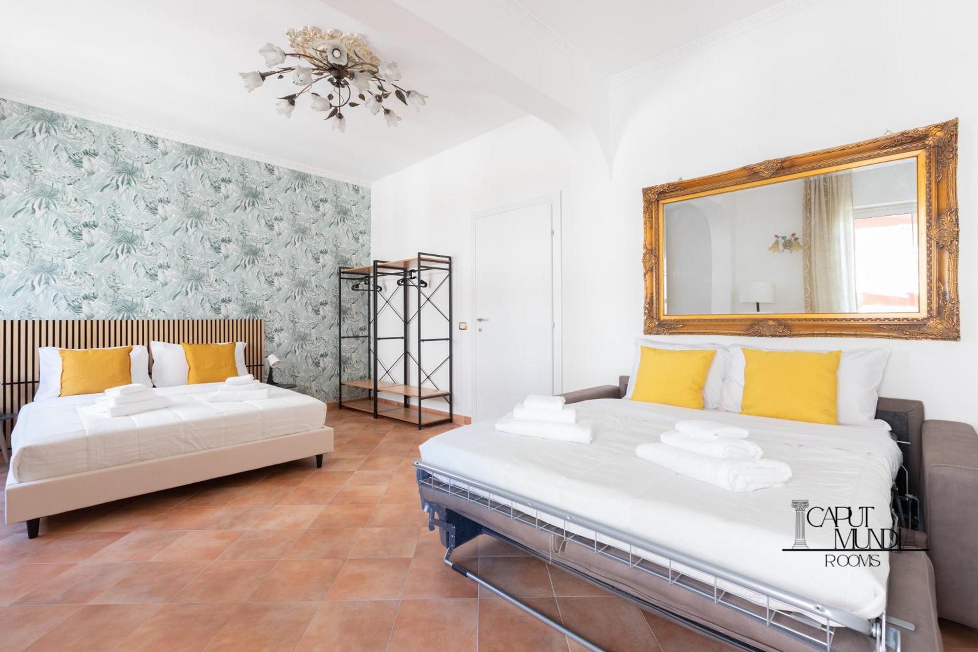 Caput Mundi Rooms - 100Mt To Metro A, Terrace, A-C, 15 Min To Center Rome Bagian luar foto