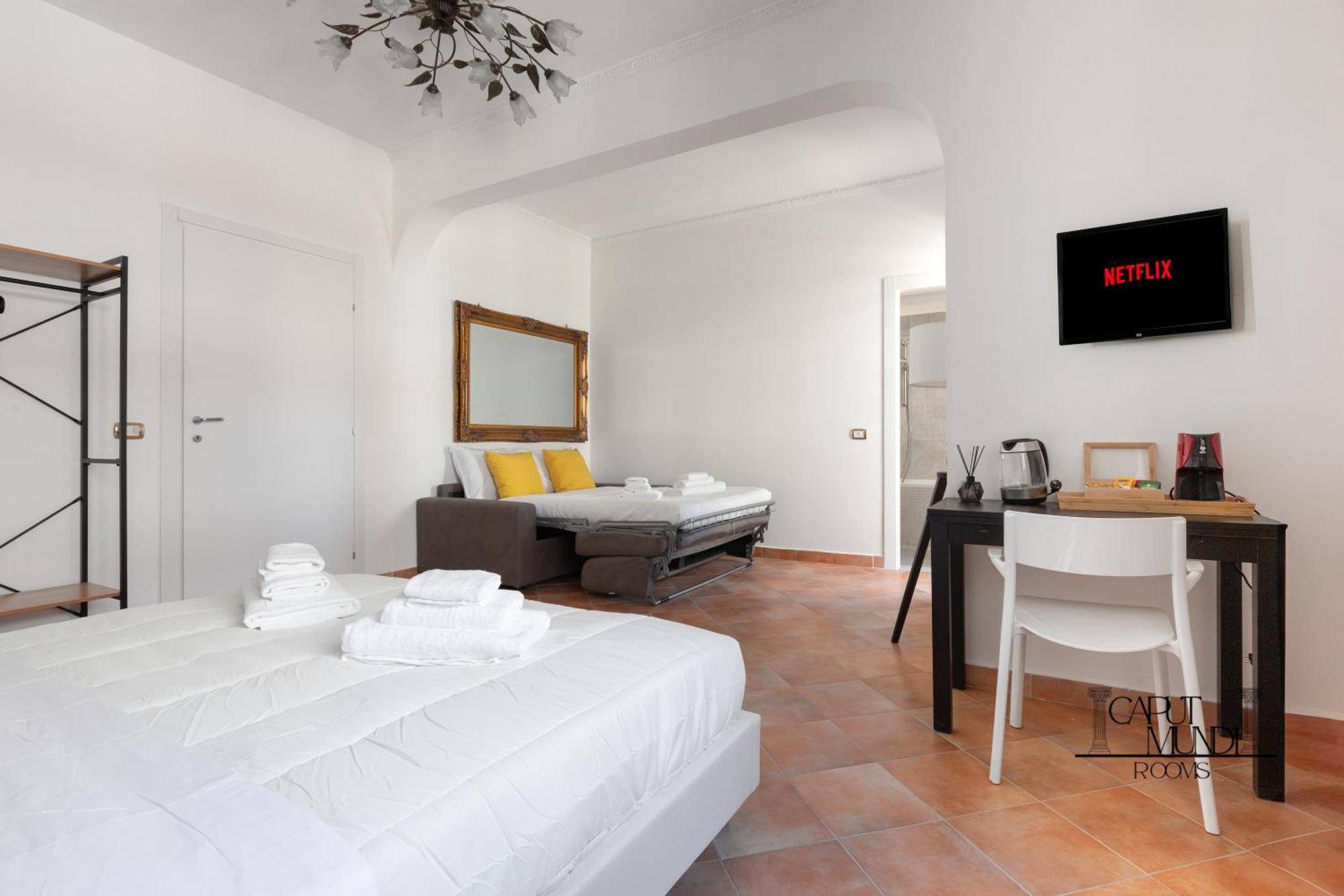 Caput Mundi Rooms - 100Mt To Metro A, Terrace, A-C, 15 Min To Center Rome Bagian luar foto