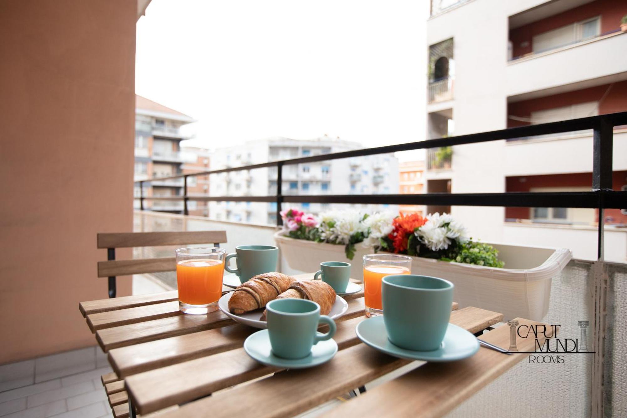 Caput Mundi Rooms - 100Mt To Metro A, Terrace, A-C, 15 Min To Center Rome Bagian luar foto